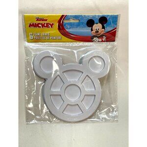 Disney Junior Mickey Artist Painter Plastic Paint Trays 6 pack new
